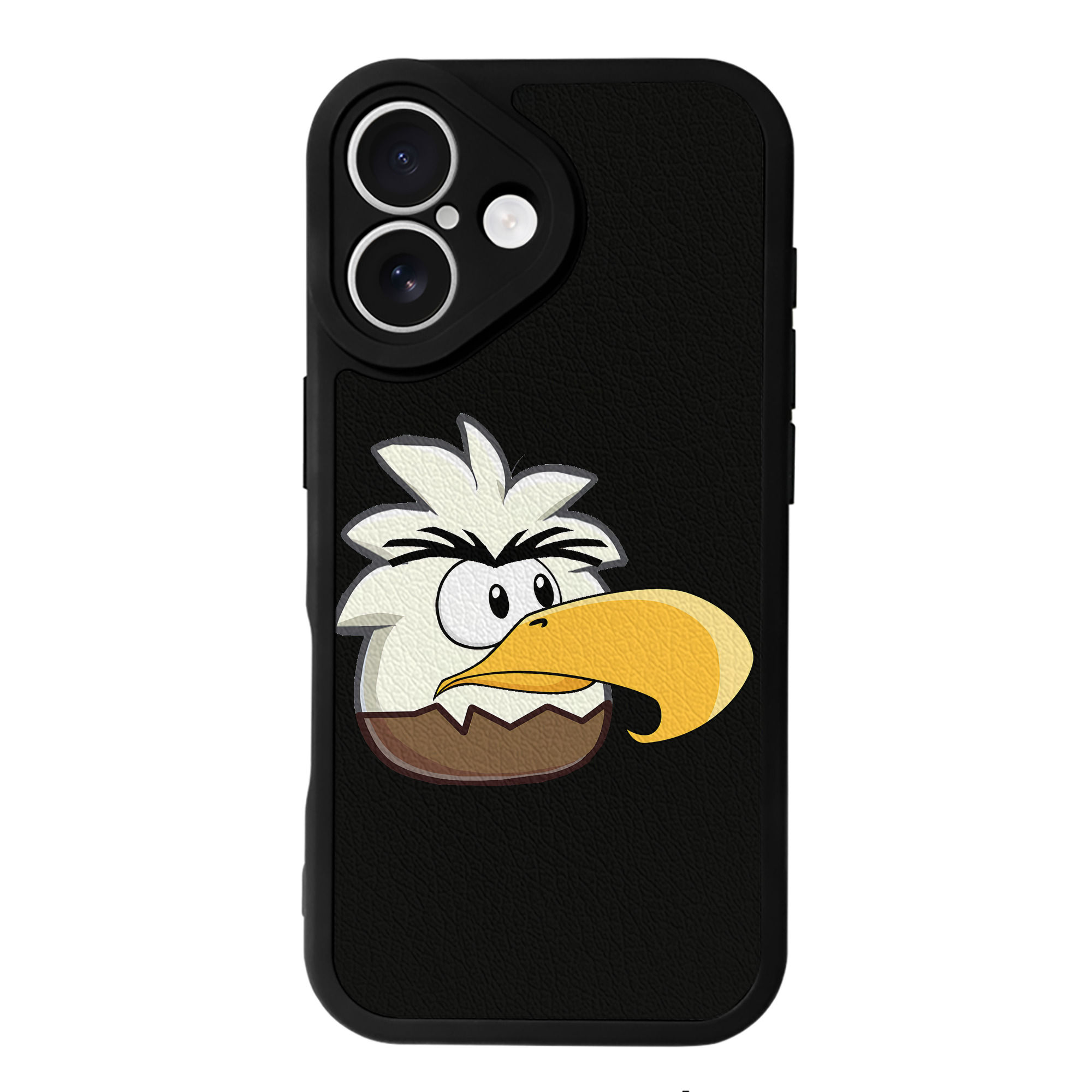 （画像用） Angry Birds アングリーバード 【iPhone 16シリーズ対応】シリコンスマホケース（レザー調） 材質：シリコン